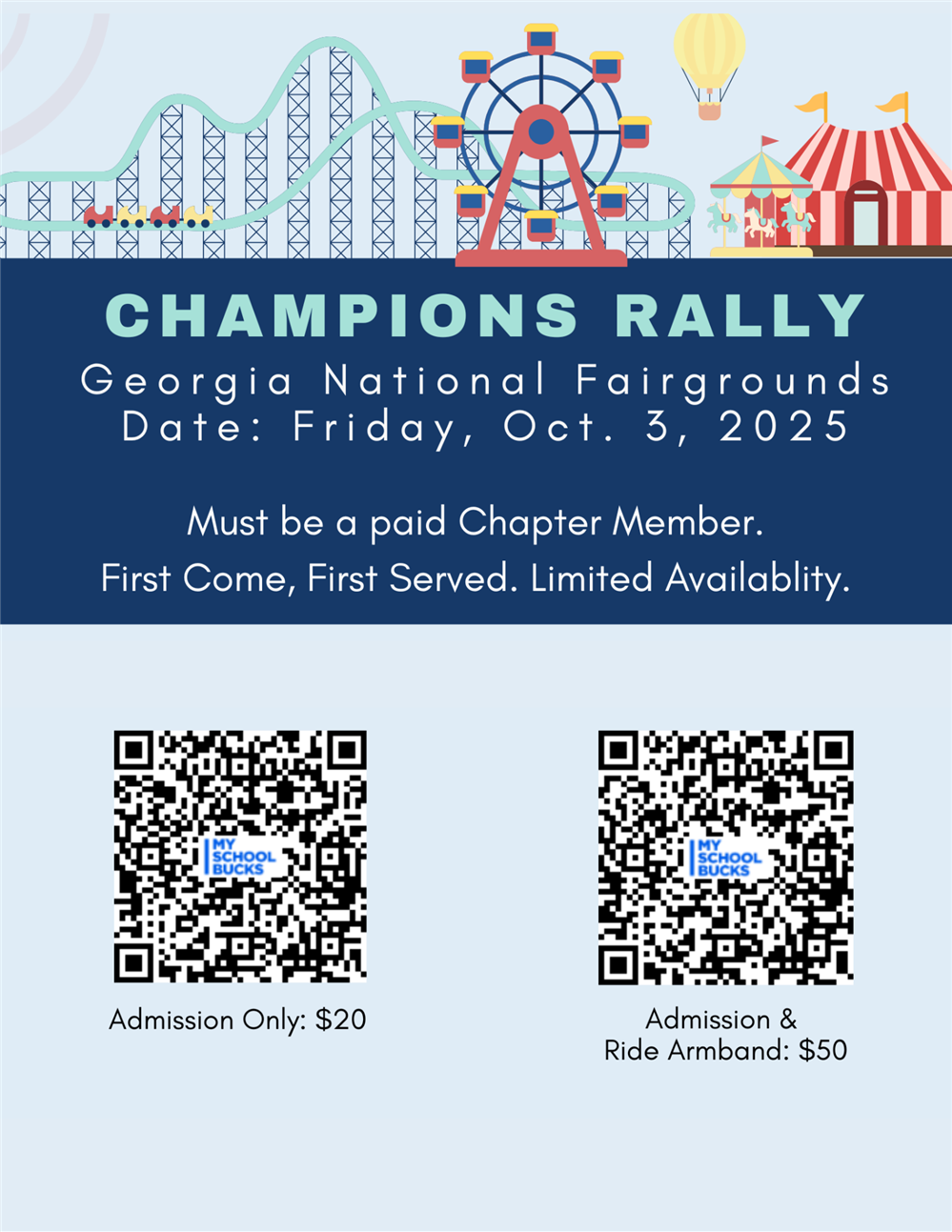 champions rally registration